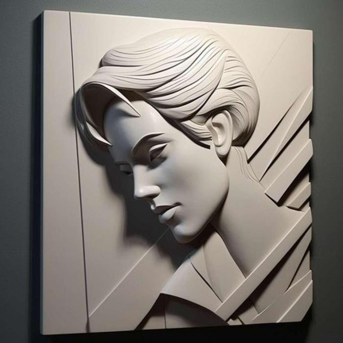 نموذج ثلاثي الأبعاد لآلة CNC 3D Art 